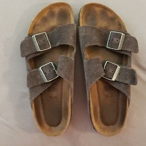 Birkenstock Arizona sandals brown suede Size 40